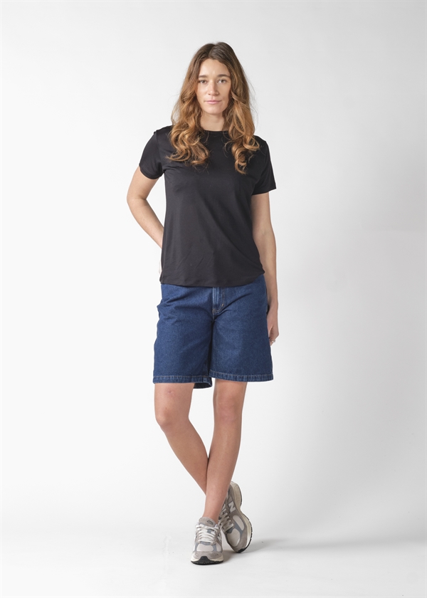 Klitmøller Collective Jules shorts - Dark blue stonewash
